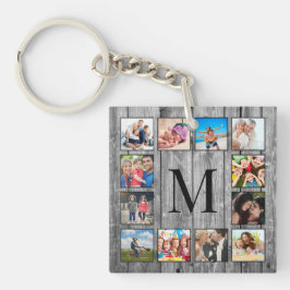 Erstellen Sie Ihr individuelles Foto Collage Rusti Schlüsselanhänger