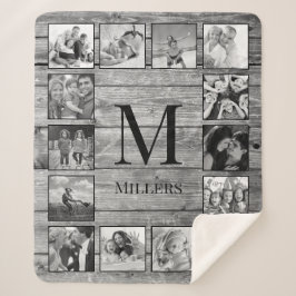 Erstellen Sie Ihr individuelles Foto Collage Rusti Sherpadecke