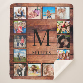 Erstellen Sie Ihr individuelles Foto Collage Rusti Sherpadecke