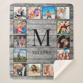 Erstellen Sie Ihr individuelles Foto Collage Rusti Sherpadecke