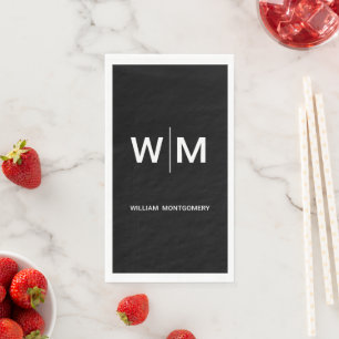 Erstellen Sie Ihr individuelles minimalistisches u Serviette