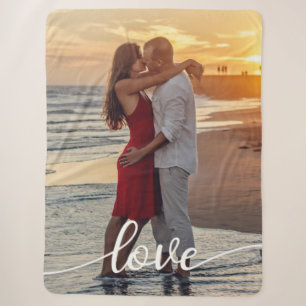 Erstellen Sie Ihr Liebesromantikfoto Sherpadecke