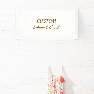 Erstellen Sie Ihr personalisiertes 1,6' x 3' Indoo Banner