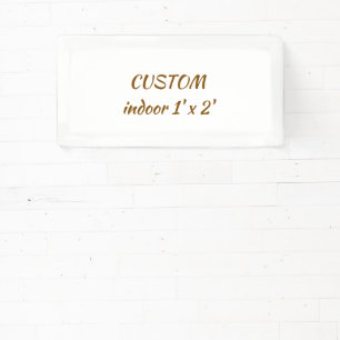 Erstellen Sie Ihr personalisiertes 1'x 2' Indoor-P Banner