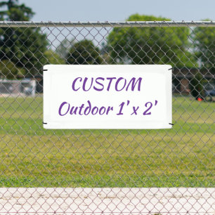 Erstellen Sie Ihr personalisiertes 1'x 2'Outdoor Banner