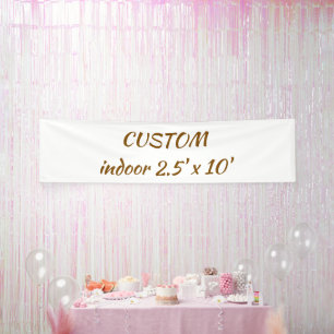 Erstellen Sie Ihr personalisiertes 2,5' x 10' Indo Banner