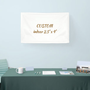 Erstellen Sie Ihr personalisiertes 2,5' x 4' Indoo Banner