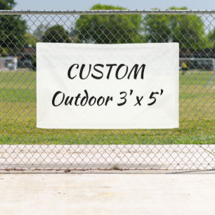Erstellen Sie Ihr personalisiertes 3'x 5' Outdoor- Banner