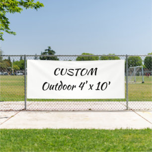 Erstellen Sie Ihr personalisiertes 4' x 10' Outdoo Banner