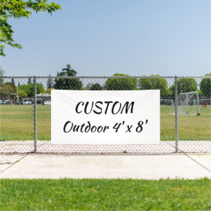 Erstellen Sie Ihr personalisiertes 4' x 8' Outdoor Banner
