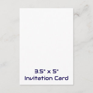 Erstellen Sie Ihr professionelles 3,5" x 5" Quadra Einladung