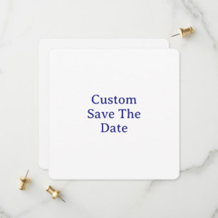 Erstellen Sie Ihre benutzerdefinierte 5,25" x 5,25 Save The Date