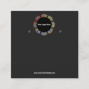 Erstellen Sie Ihre benutzerdefinierte Logo-Werbeka Quadratische Visitenkarte