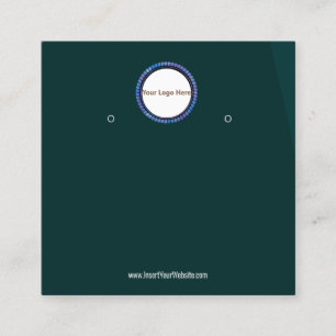 Erstellen Sie Ihre benutzerdefinierte Logo-Werbeka Quadratische Visitenkarte