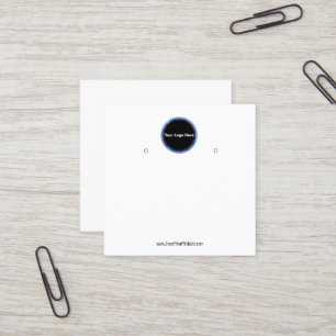Erstellen Sie Ihre benutzerdefinierte Logo-Werbeka Quadratische Visitenkarte