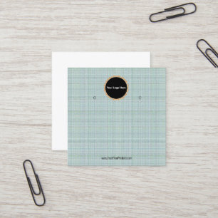 Erstellen Sie Ihre benutzerdefinierte Logo-Werbeka Quadratische Visitenkarte
