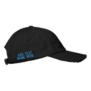 Erstellen Sie Ihre benutzerdefinierte Textstickere Bestickte Baseballkappe