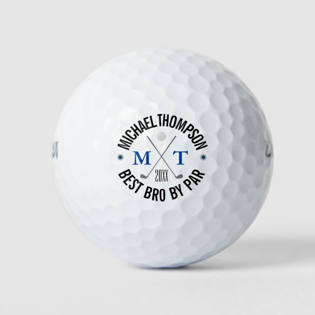 Erstellen Sie Ihre besten Brother Monogram Golf Ba Golfball (Vorderseite)