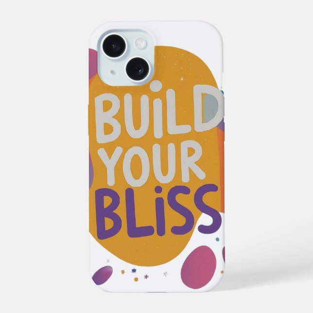 Erstellen Sie Ihre Bliss iPhone 15 Hülle (Rückseite)