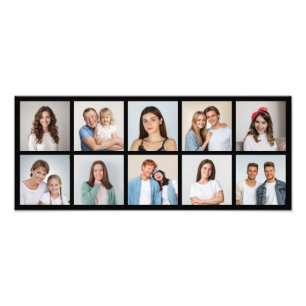 Erstellen Sie Ihre eigene 10-Foto-Collage-Fotoverg Fotodruck