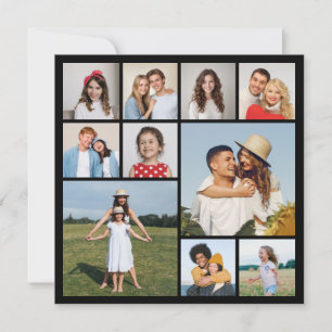 Erstellen Sie Ihre eigene 10 Foto Collage Grußkart
