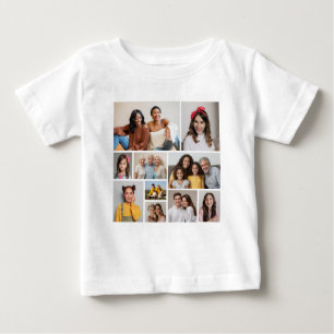 Erstellen Sie Ihre eigene 10-FotoCollage Baby T-shirt