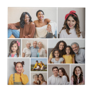 Erstellen Sie Ihre eigene 10-FotoCollage Fliese