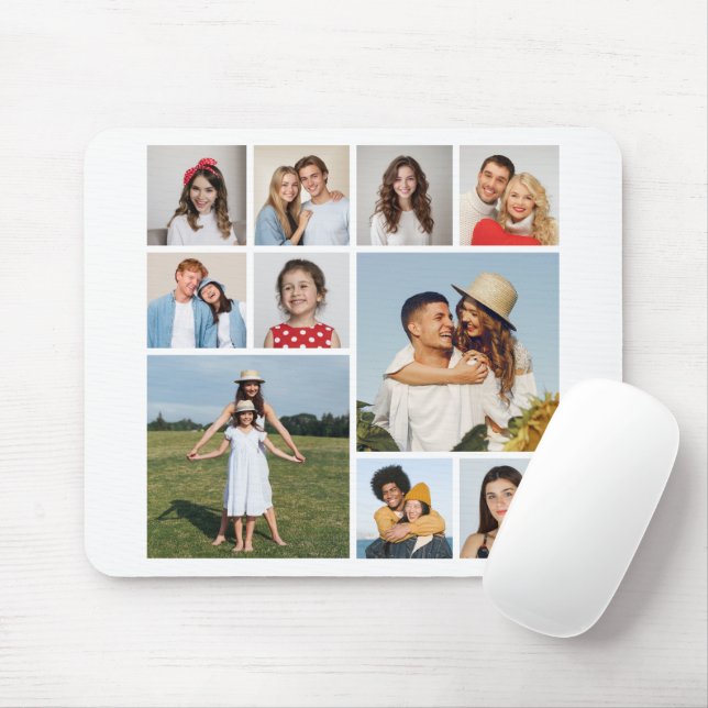 Erstellen Sie Ihre eigene 10-FotoCollage Mousepad (Mit Mouse)