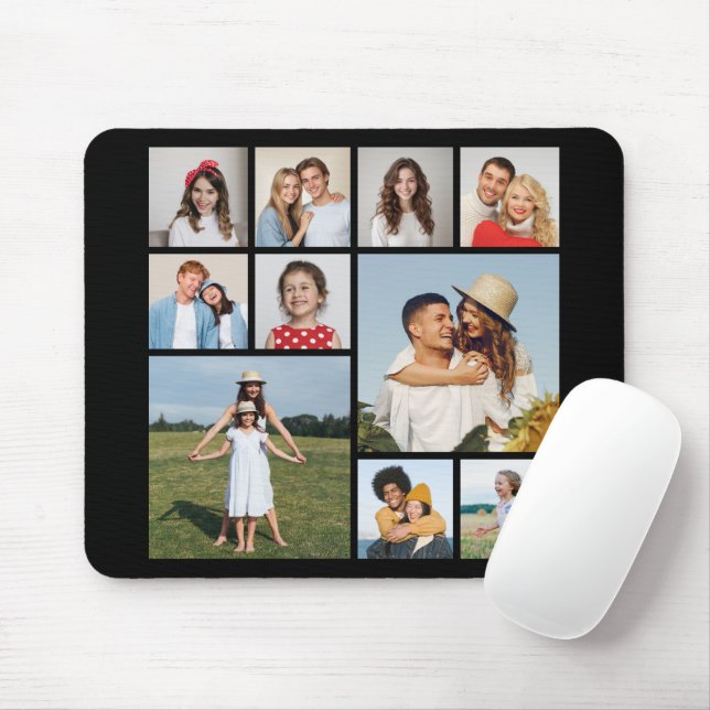 Erstellen Sie Ihre eigene 10-FotoCollage Mousepad (Mit Mouse)