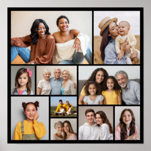 Erstellen Sie Ihre eigene 10-FotoCollage Poster