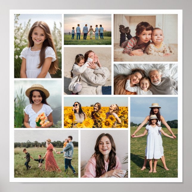 Erstellen Sie Ihre eigene 10-FotoCollage Poster (Vorne)