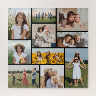 Erstellen Sie Ihre eigene 10-FotoCollage Puzzle