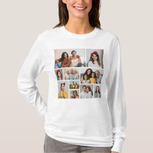 Erstellen Sie Ihre eigene 10-FotoCollage T-Shirt