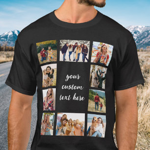Erstellen Sie Ihre eigene 10-FotoCollage T-Shirt