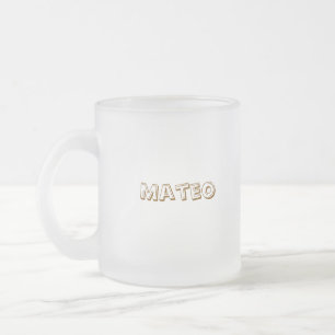 Erstellen Sie Ihre eigene 10oz-Frosted-Glas-Kaffee Mattglastasse