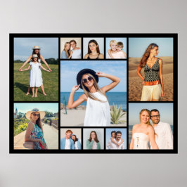 Erstellen Sie Ihre eigene 11-Foto-Collage  Poster