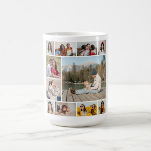 Erstellen Sie Ihre eigene 11 FotoCollage Kaffeetasse
