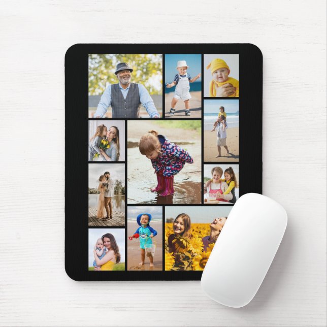 Erstellen Sie Ihre eigene 11 FotoCollage Mousepad (Mit Mouse)