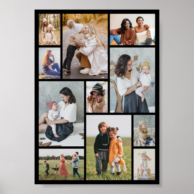 Erstellen Sie Ihre eigene 11 FotoCollage Poster (Vorne)