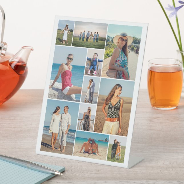 Erstellen Sie Ihre eigene 11 FotoCollage Sockelschild (In Situ)