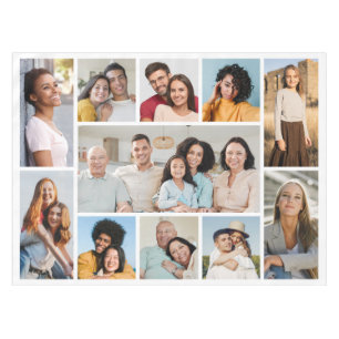 Erstellen Sie Ihre eigene 11 FotoCollage Tischdecke