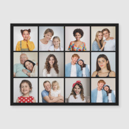 Erstellen Sie Ihre eigene 12 Fotocollage Magnetkar Magnetkarte