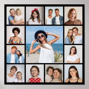 Erstellen Sie Ihre eigene 13-Foto-Collage Poster
