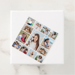 Erstellen Sie Ihre eigene 13 FotoCollage Geschenkanhänger