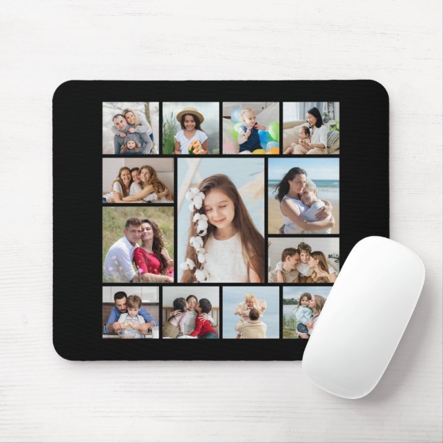 Erstellen Sie Ihre eigene 13 FotoCollage Mousepad (Mit Mouse)