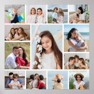 Erstellen Sie Ihre eigene 13 FotoCollage Poster
