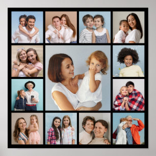 Erstellen Sie Ihre eigene 13 FotoCollage Poster