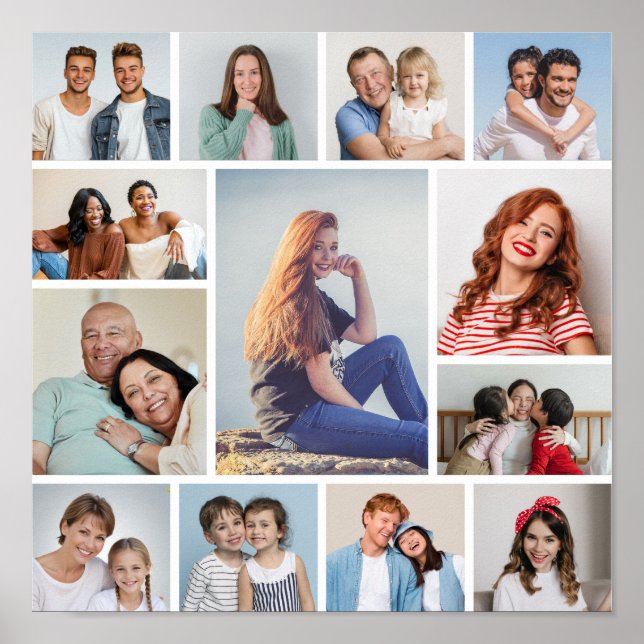 Erstellen Sie Ihre eigene 13 FotoCollage Poster (Vorne)