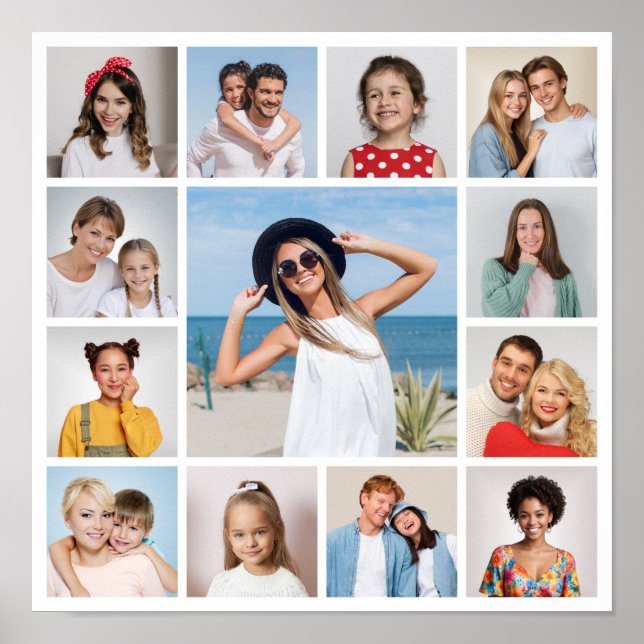 Erstellen Sie Ihre eigene 13 FotoCollage Poster (Vorne)