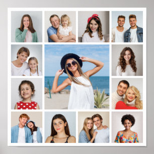 Erstellen Sie Ihre eigene 13 FotoCollage Poster